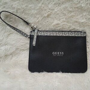 Guess Women's Black Pouch Wristlet